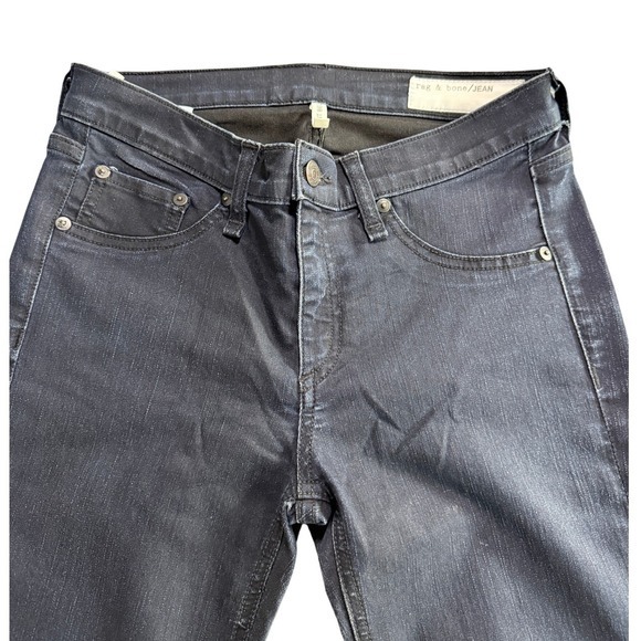 rag & bone Dark Blue Flare Jeans - Picture 5 of 15